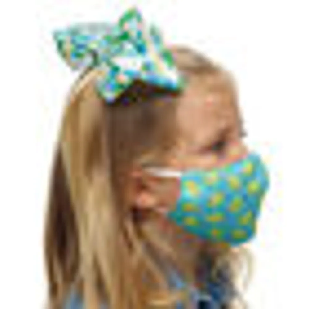 Child-Size Spring Green Frog Face Mask