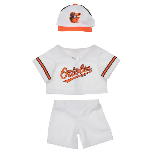 Build-A-Bear Miami Marlins Uniform Stuffed Animal Character Costume 3 Pc. in White