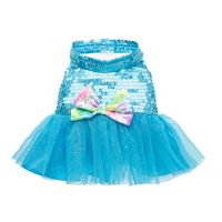 Sequin Tie-Dye Bow Dress