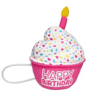 Pink Birthday Cupcake