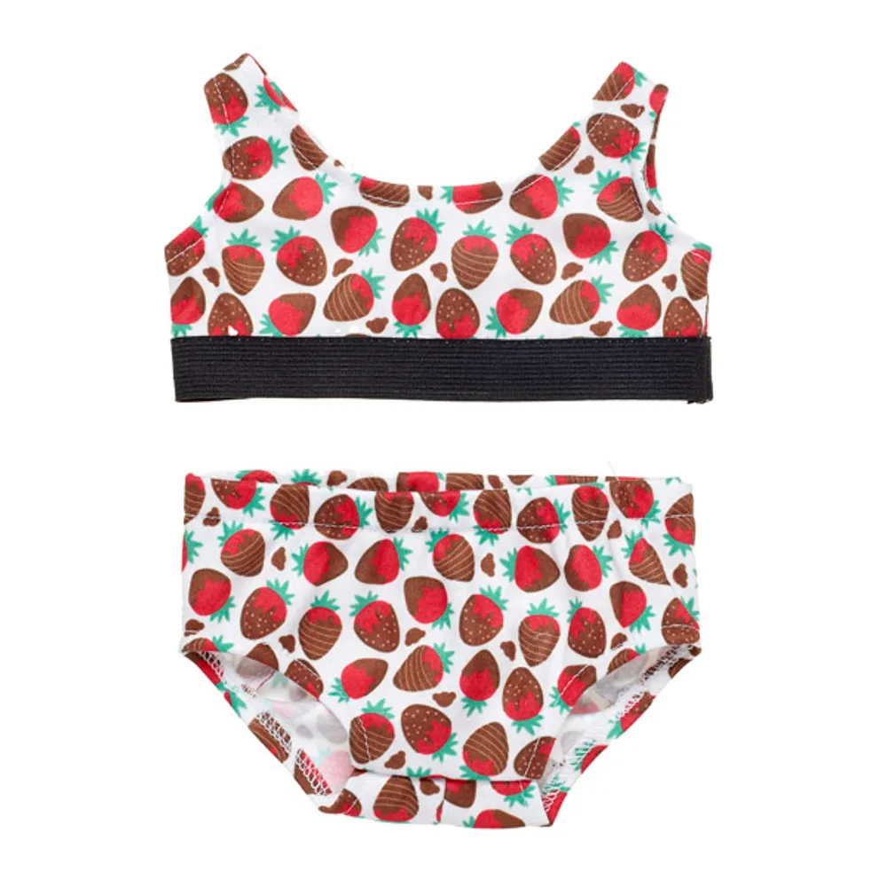 Build-A-Bear Chocolate Covered Strawberry Underwear Set