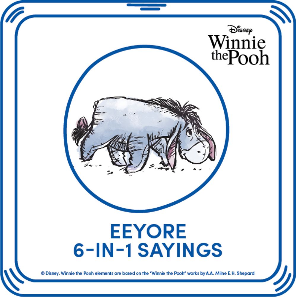 Eeyore 6-in-1 Phrases