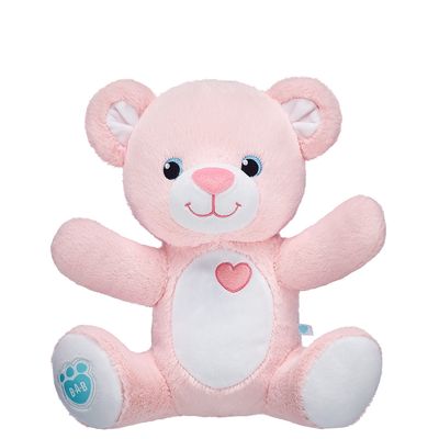 Online Exclusive 10in Pre-Stuffed Baby Girl Bear