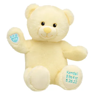 Personalized Yellow Baby Bear