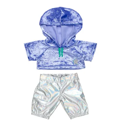 Honey Girls Hoodie and Holographic Pant Set