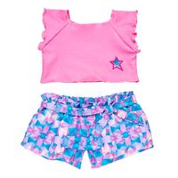 Honey Girls Pink Top & Shorts Outfit