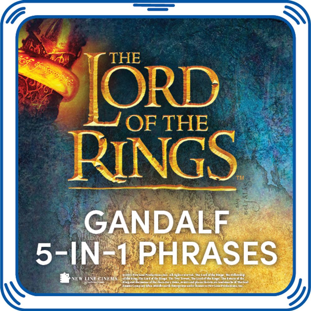 Online Exclusive Gandalf 5-in-1 Phrases