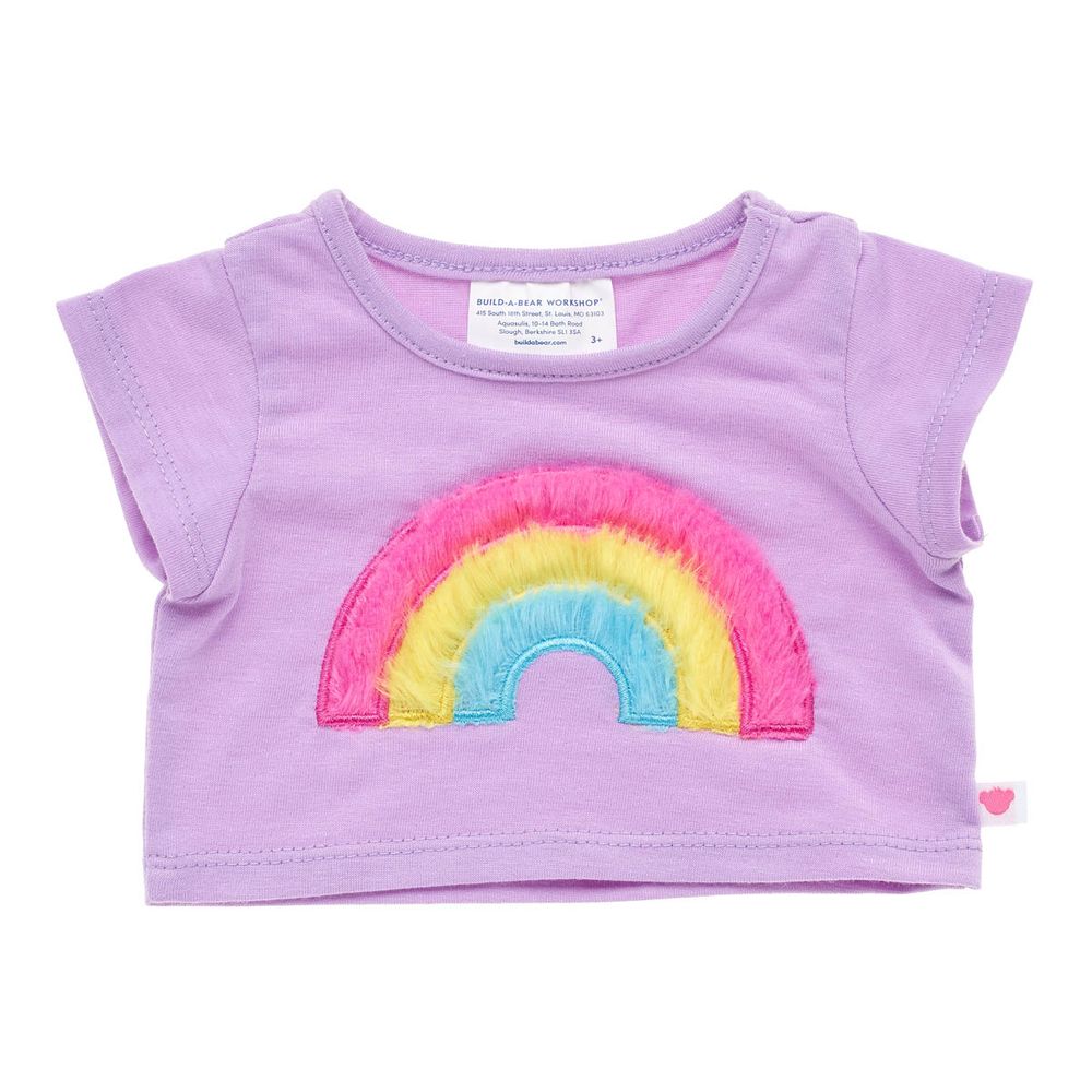 Fuzzy Rainbow T-Shirt
