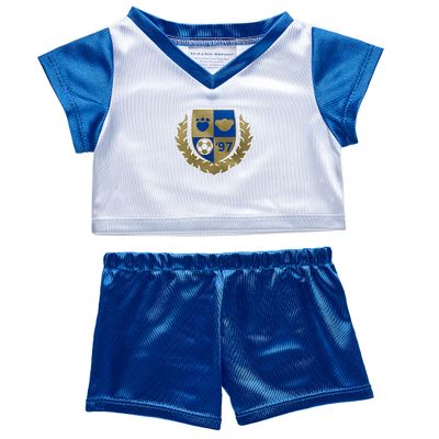 Blue & White Soccer Uniform 2 pc.