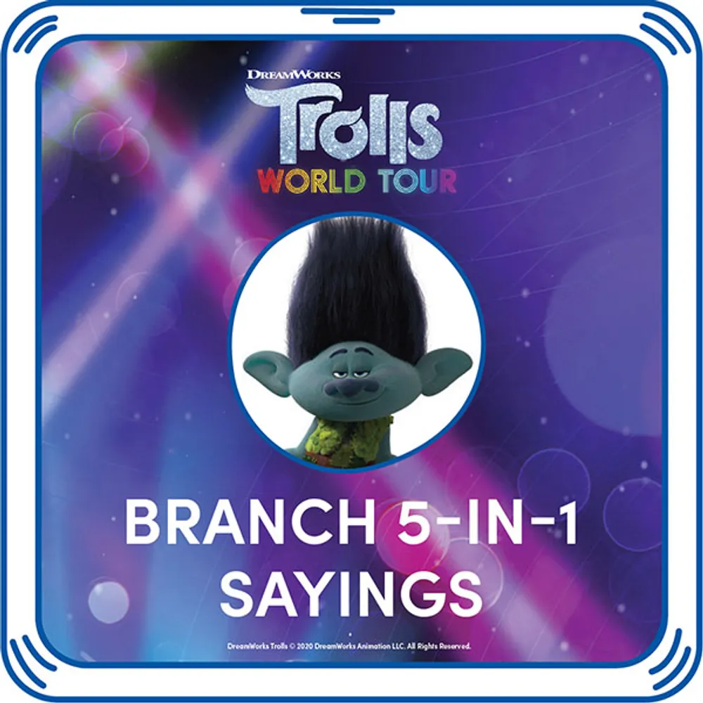 DreamWorks Trolls Branch 5-in-1 Sayings