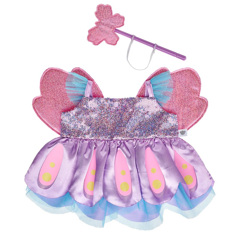 Butterfly Fairy Dress and Wand