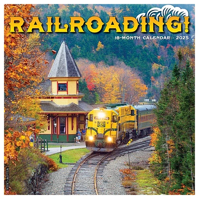 Railroading Wall 2025 Calendar