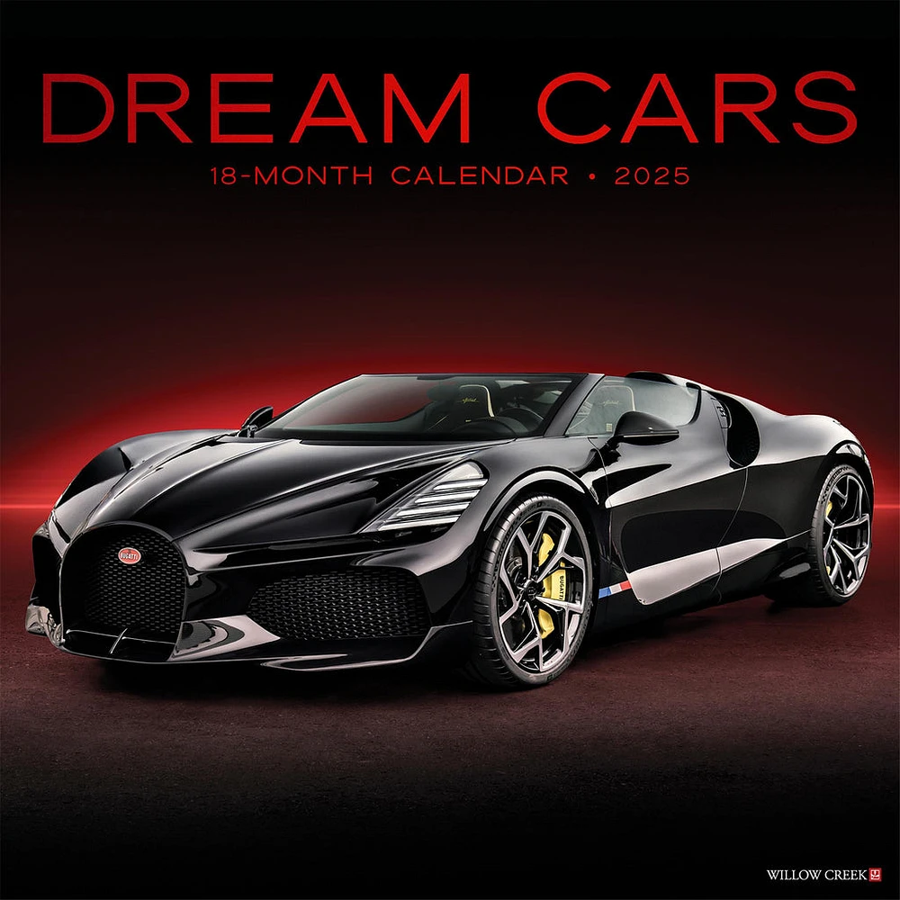 Dream Cars Wall 2025 Calendar