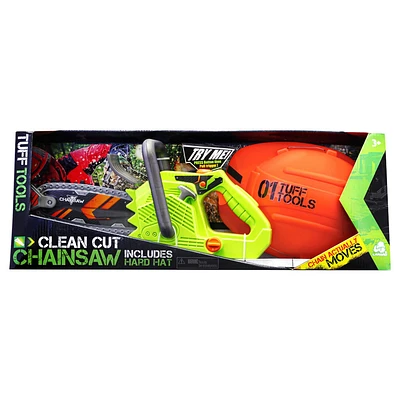 Tuff Tools Clean Cut Chainsaw with Hard Hat