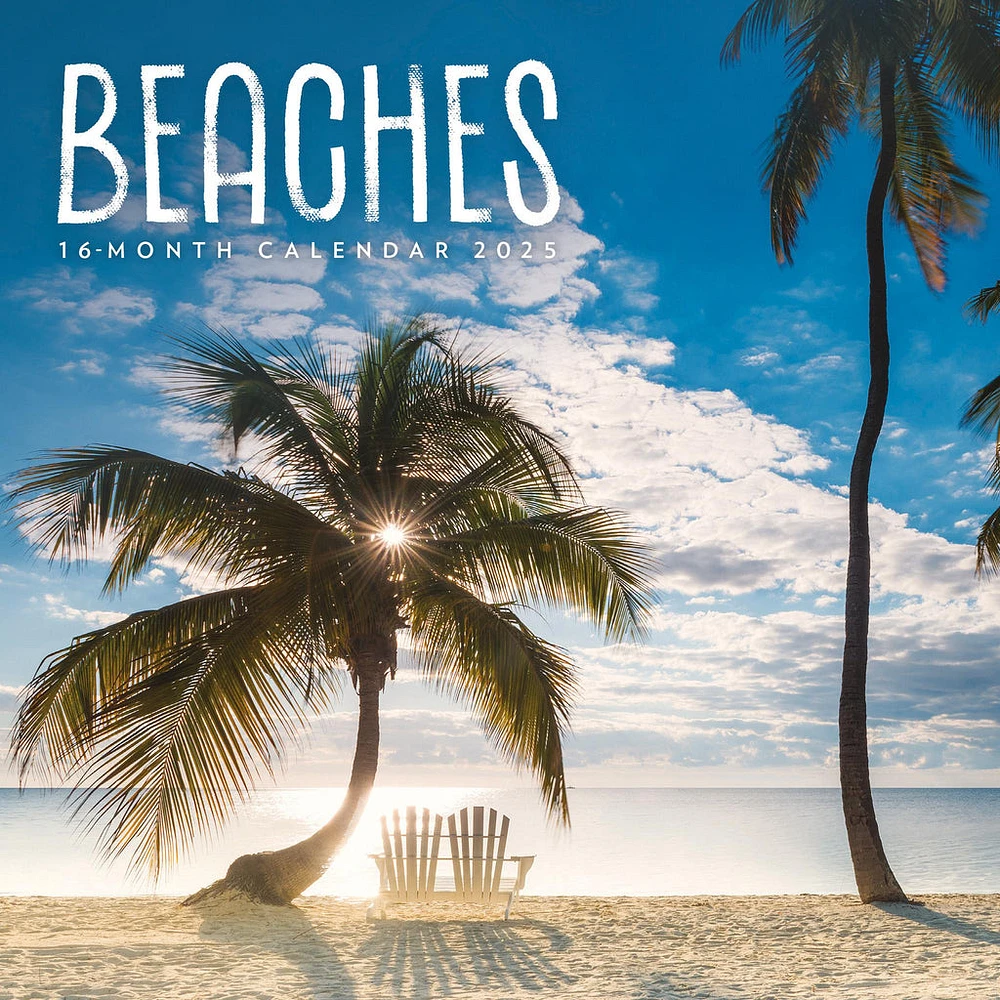 Beaches Mini 2025 Calendar