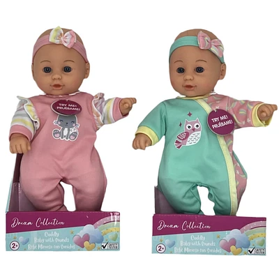 Dream Collection Cuddly Baby with Sounds Assorted Outfits