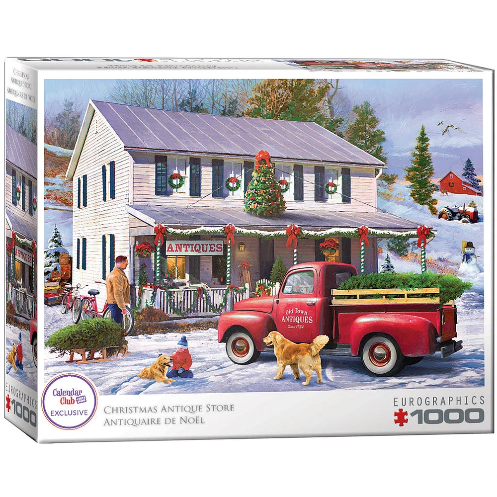 Christmas Antique Store Exclusive 1000 Piece Puzzle