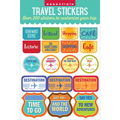 Travel Planner Stickers