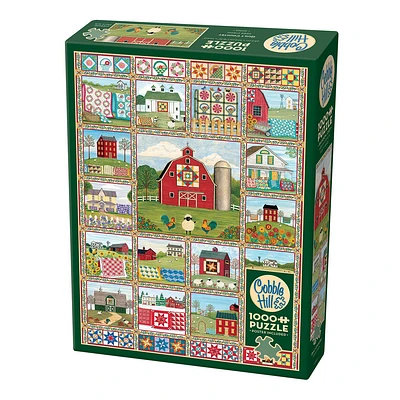 Quilt Country 1000 Piece Puzzle Cobble Hill