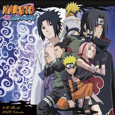 Naruto Shippuden Wall 2025 Calendar