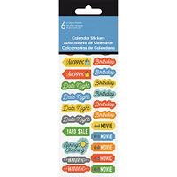 Family Calendar Reminder Stickers