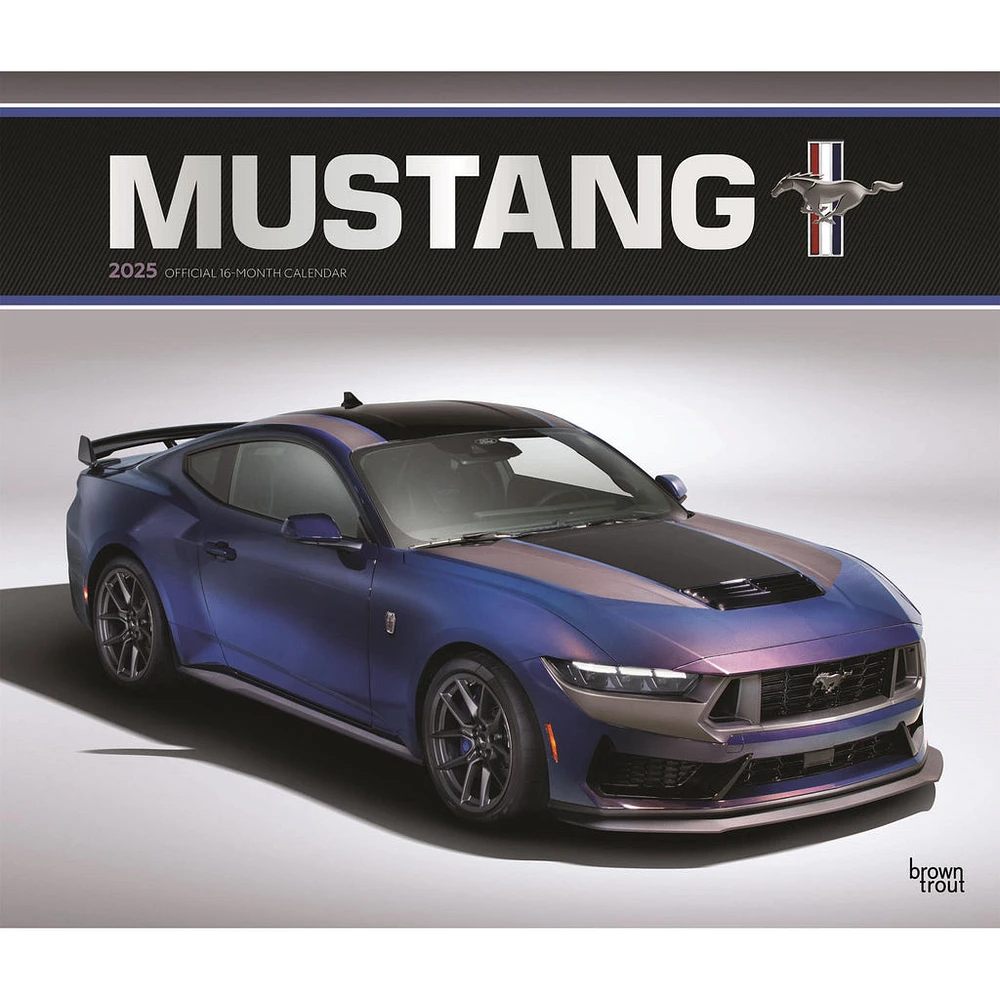 Mustang Deluxe Wall 2025 Calendar