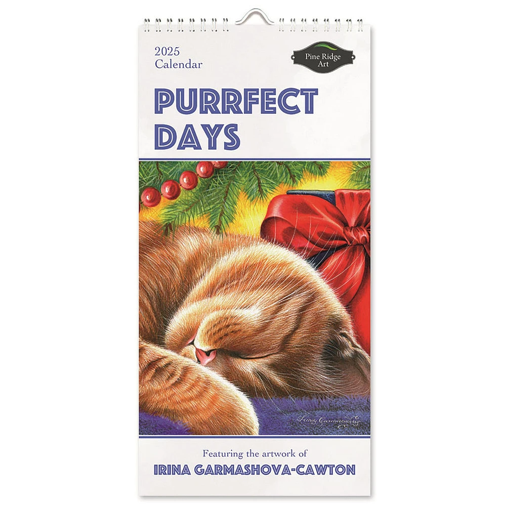 Purrfect Days Slim 2025 Calendar