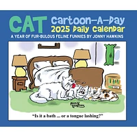 Cat Cartoon A Day By Jonny Hawkins Box 2025 Calendar