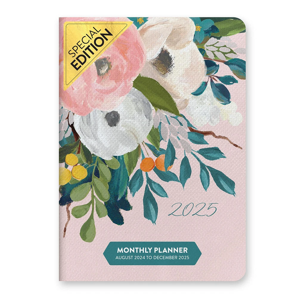 Bella Flora Monthly Exclusive Pocket Planner 2025 Calendar