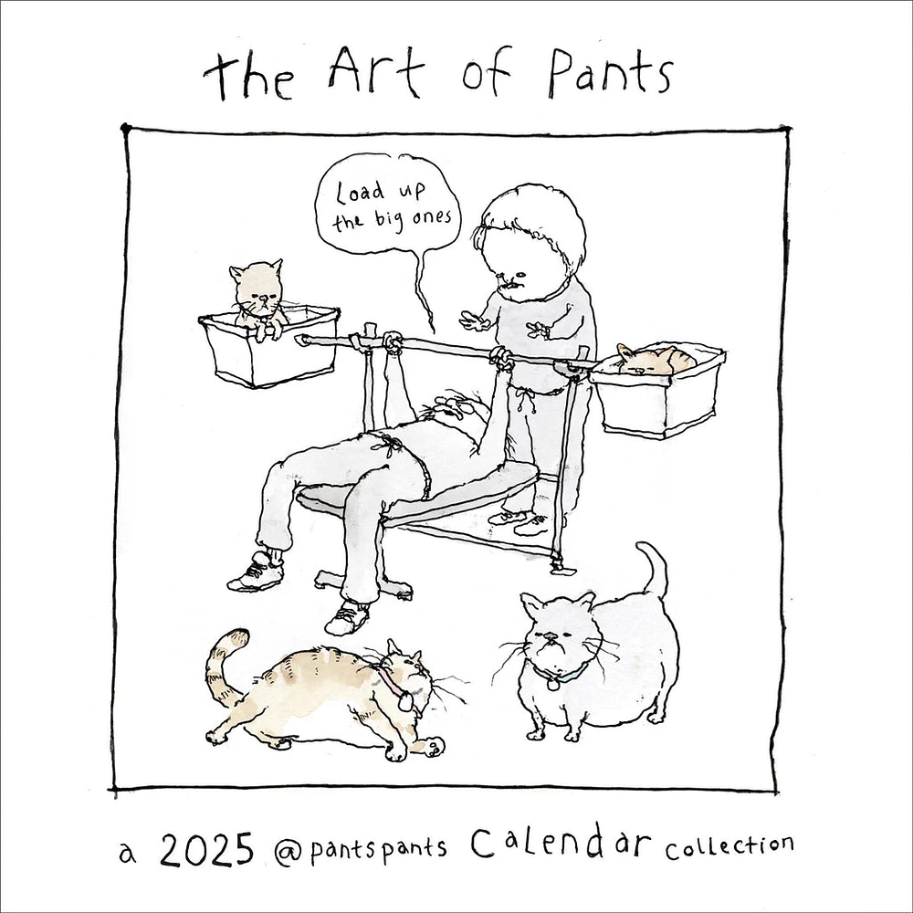 Art Of Pants Wall 2025 Calendar - Online Exclusive