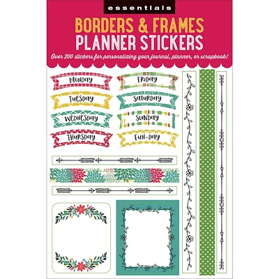 Borders Frames Planner Stickers