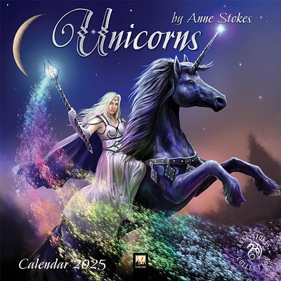 Unicorns By Anne Stokes Wall 2025 Calendar