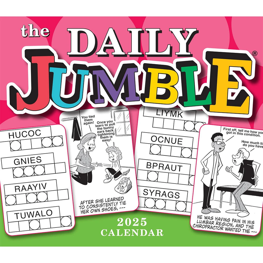 Daily Jumble Box 2025 Calendar