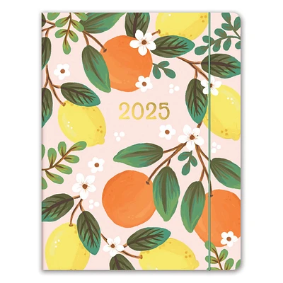 Fruit And Flora Just Right Monthly Planner 2025 Calendar