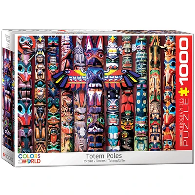 Totem Poles 1000 Piece Puzzle