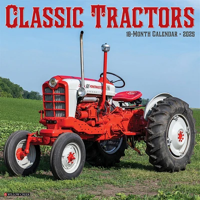 Tractors Classic Wall 2025 Calendar