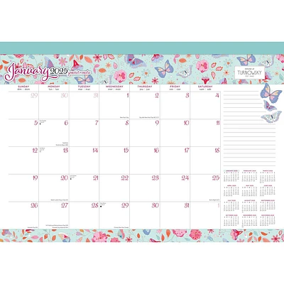 Turnowsky House Of Abstract Allure Desk Pad 2025 Calendar