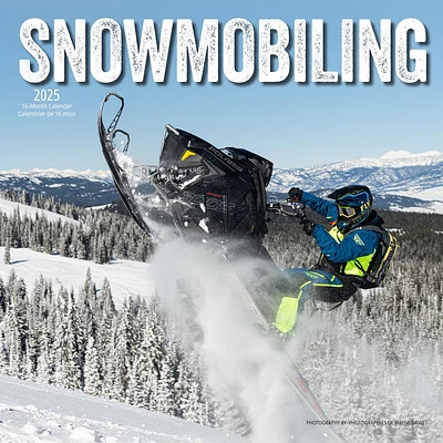 Snowmobiling Wall 2025 Calendar