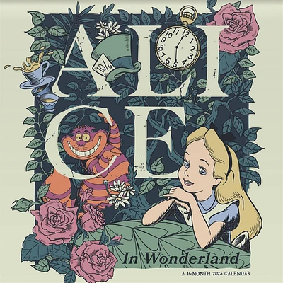 Alice In Wonderland Wall 2025 Calendar - Online Exclusive