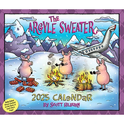 Argyle Sweater Box 2025 Calendar