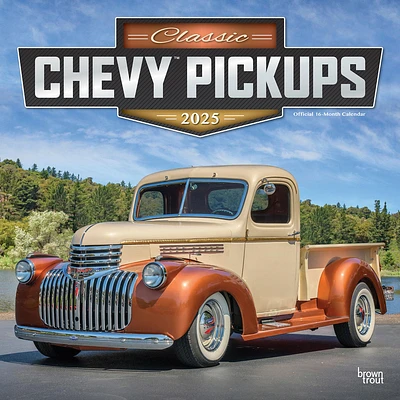 Chevy Pickups Classic Wall 2025 Calendar