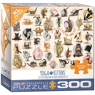 Yoga Kittens 300 Piece Puzzle