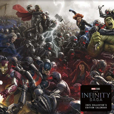 Marvel Infinity Saga Collectors Edition Wall 2025 Calendar - Online Exclusive