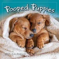 Pooped Puppies Mini 2025 Calendar