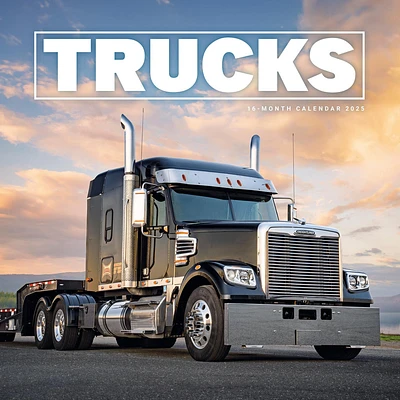 Trucks Wall 2025 Calendar