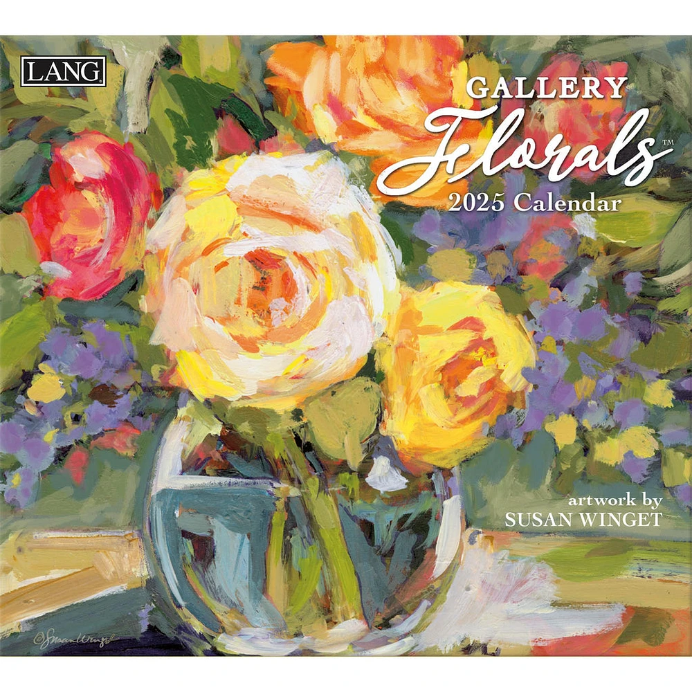 Gallery Florals Wall 2025 Calendar - Online Exclusive