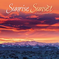 Sunrise Sunset Wall 2025 Calendar