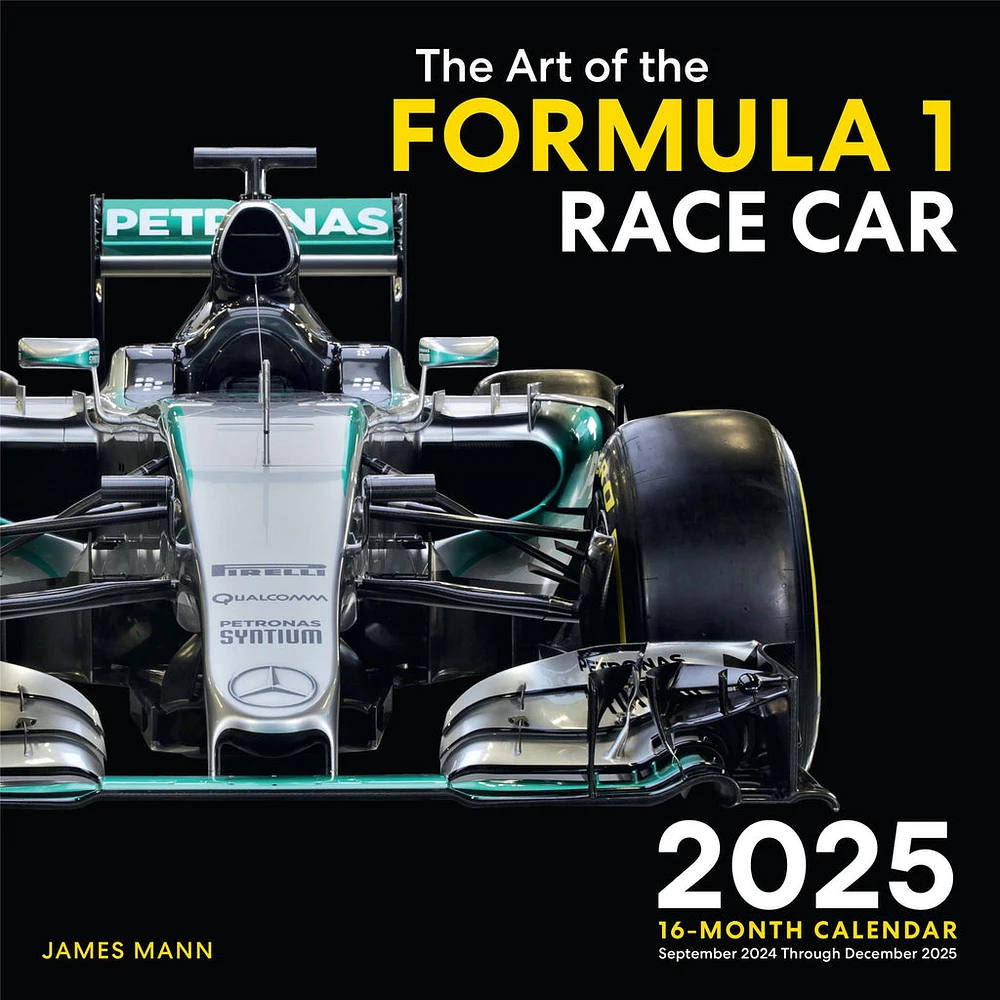 Formula 1 Race Car The Art Of Wall 2025 Calendar