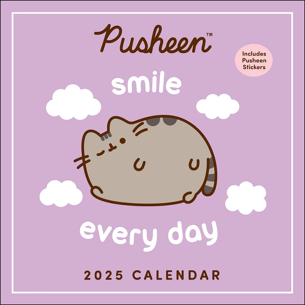 Pusheen Wall 2025 Calendar