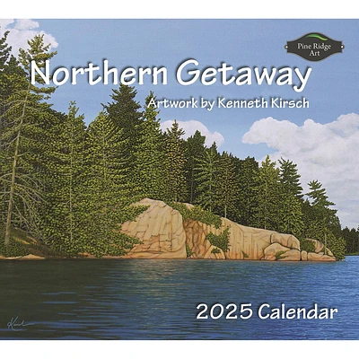 Northern Getaway Wall 2025 Calendar